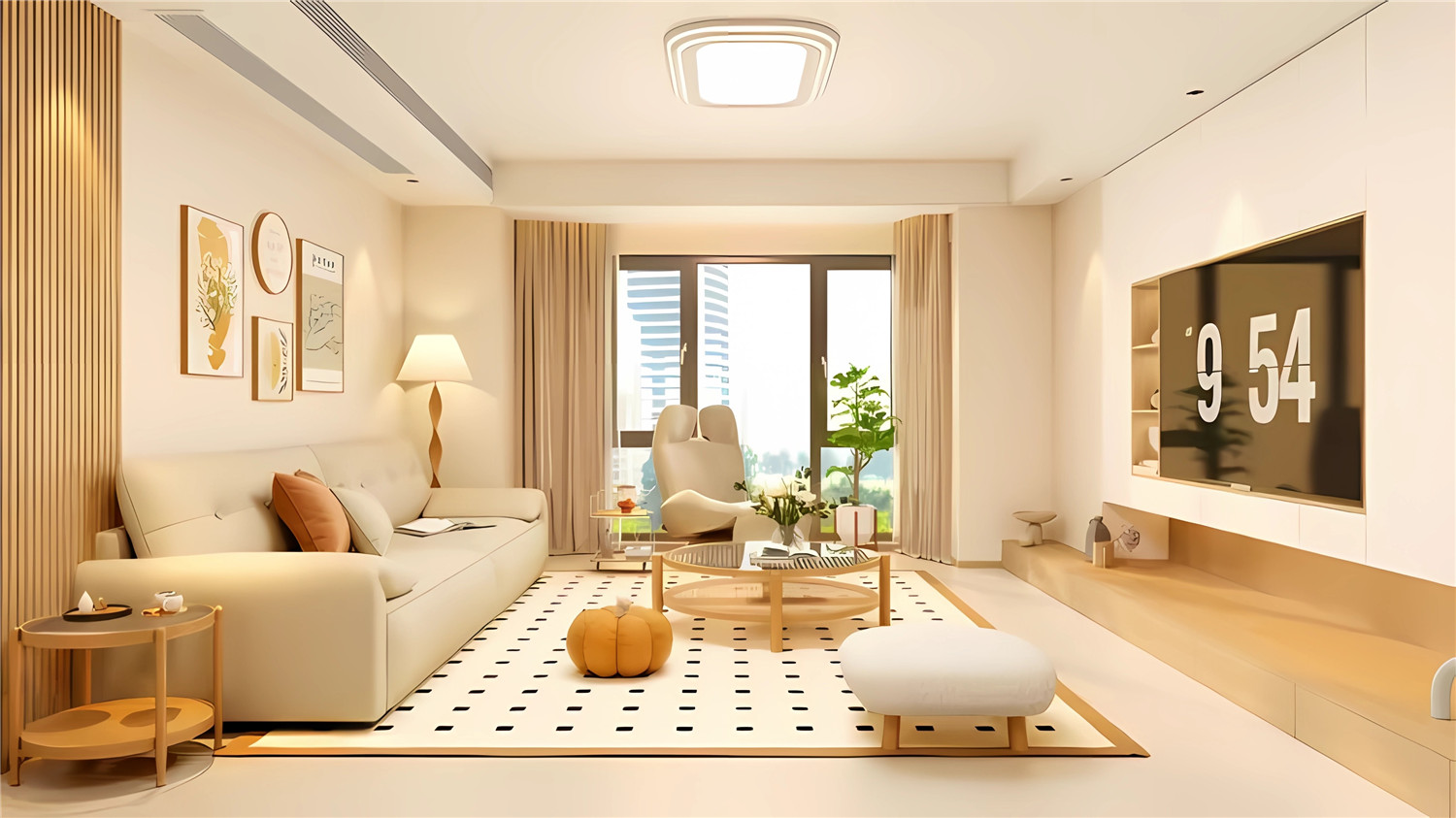 田园小区装修,奶油田园风