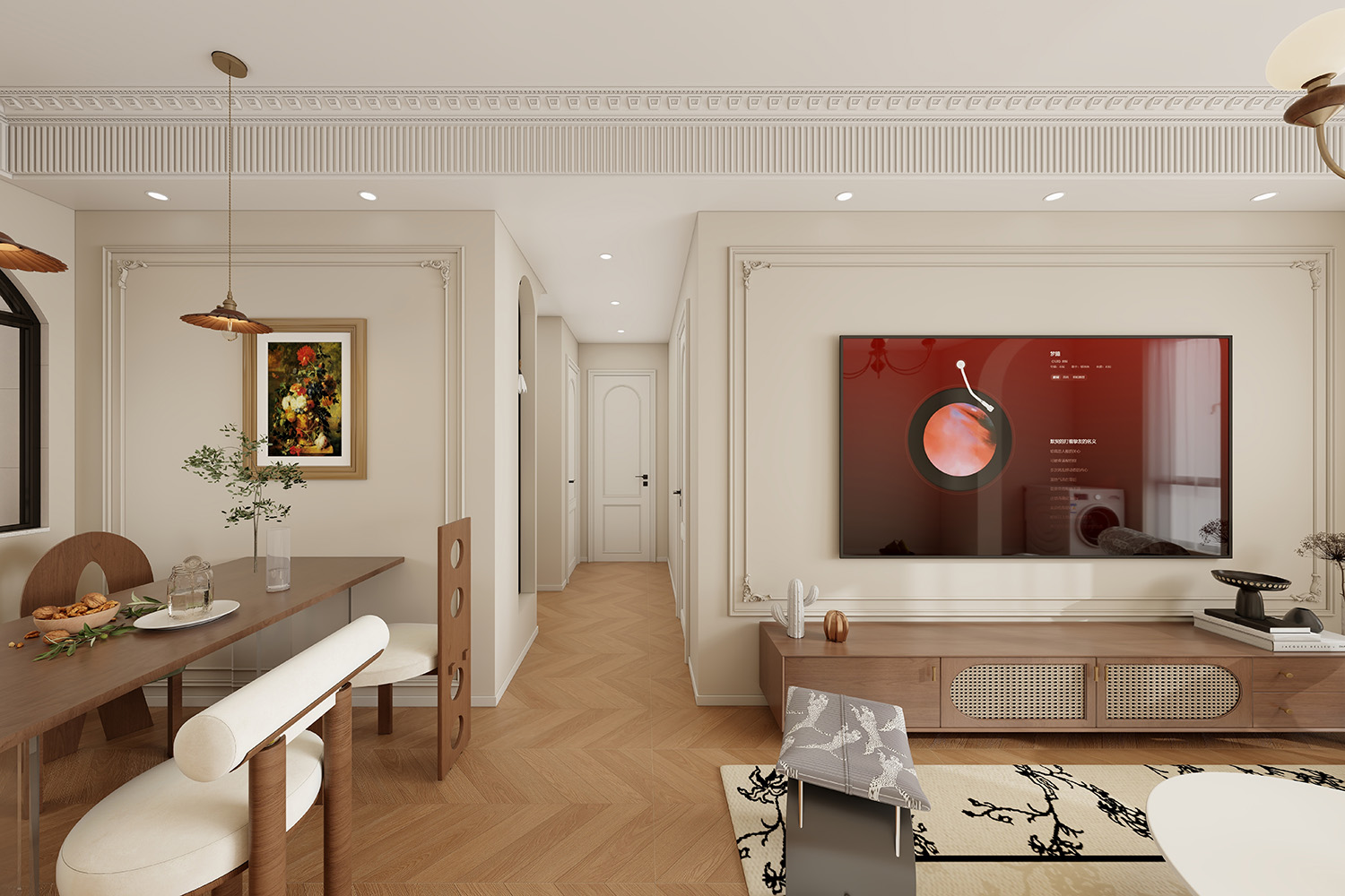 汉口1872装修,轻法式风格