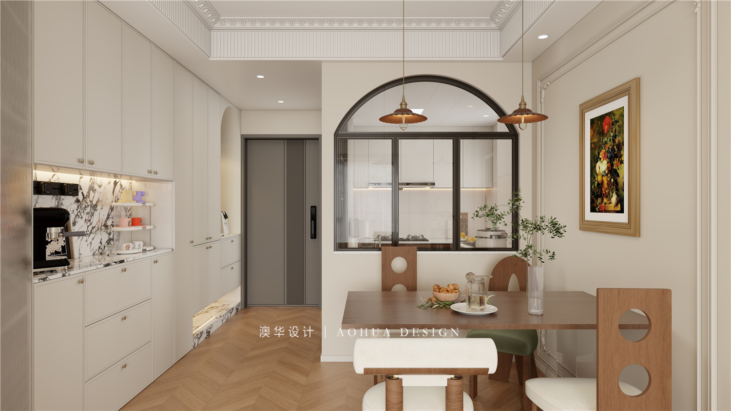 汉口1872装修,轻法式风格