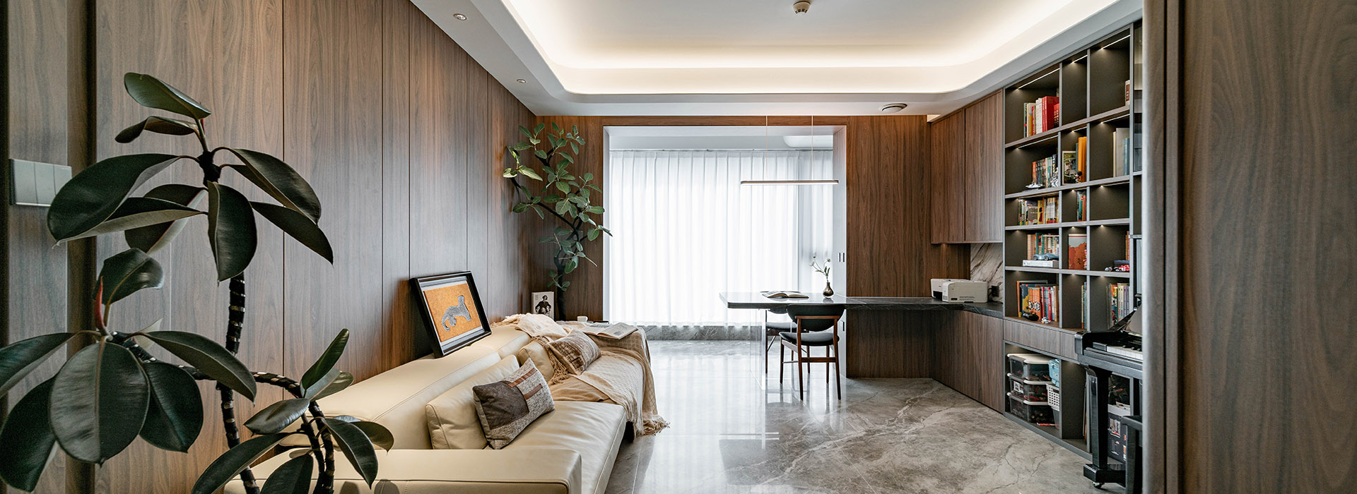 远洋长江樽装修,意式简约风格