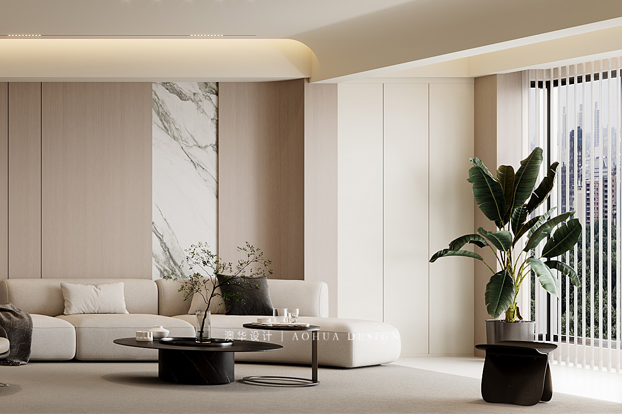 万达公馆装修,大平层装修