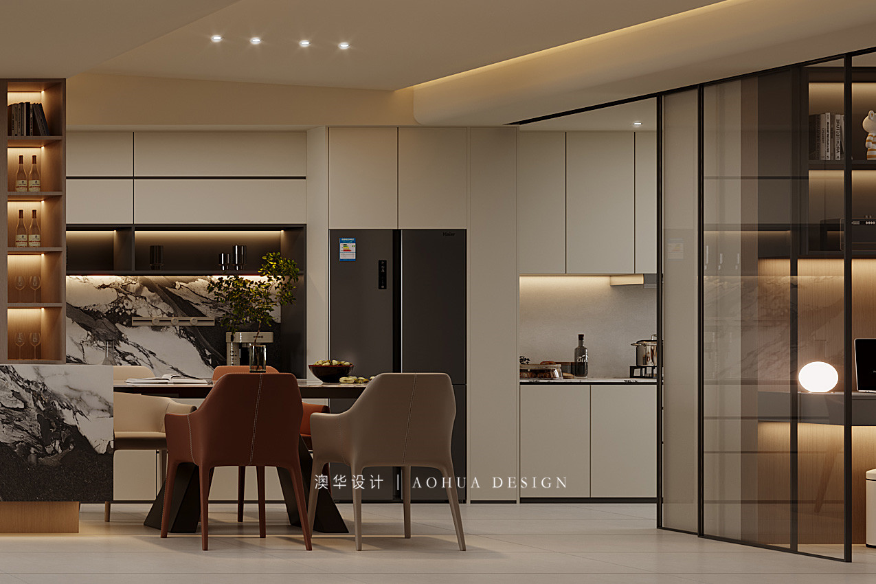 万达公馆装修,大平层装修