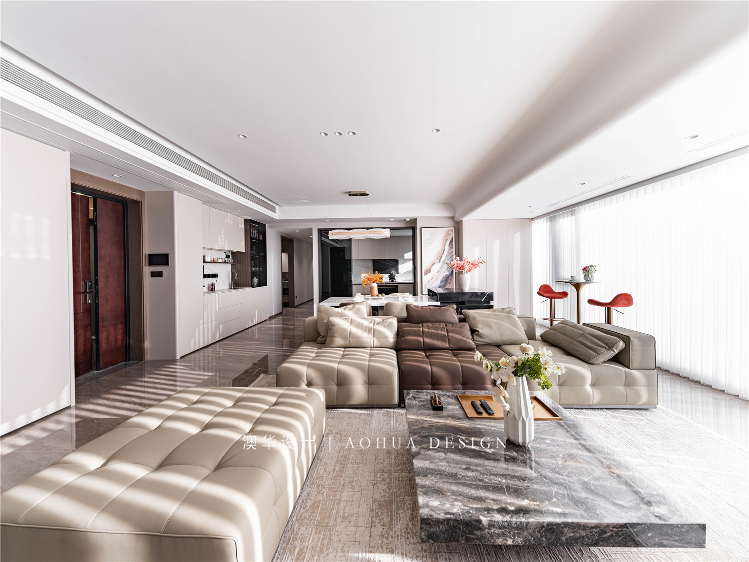 大平层设计,意式轻奢风格