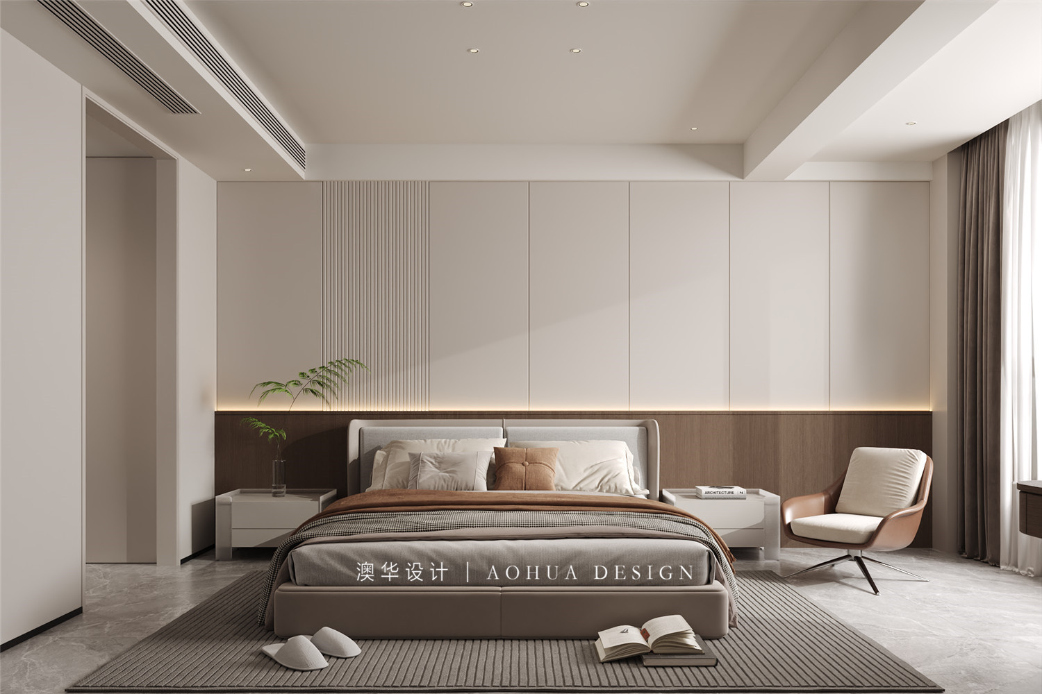 龙樾上城装修,现代风格设计