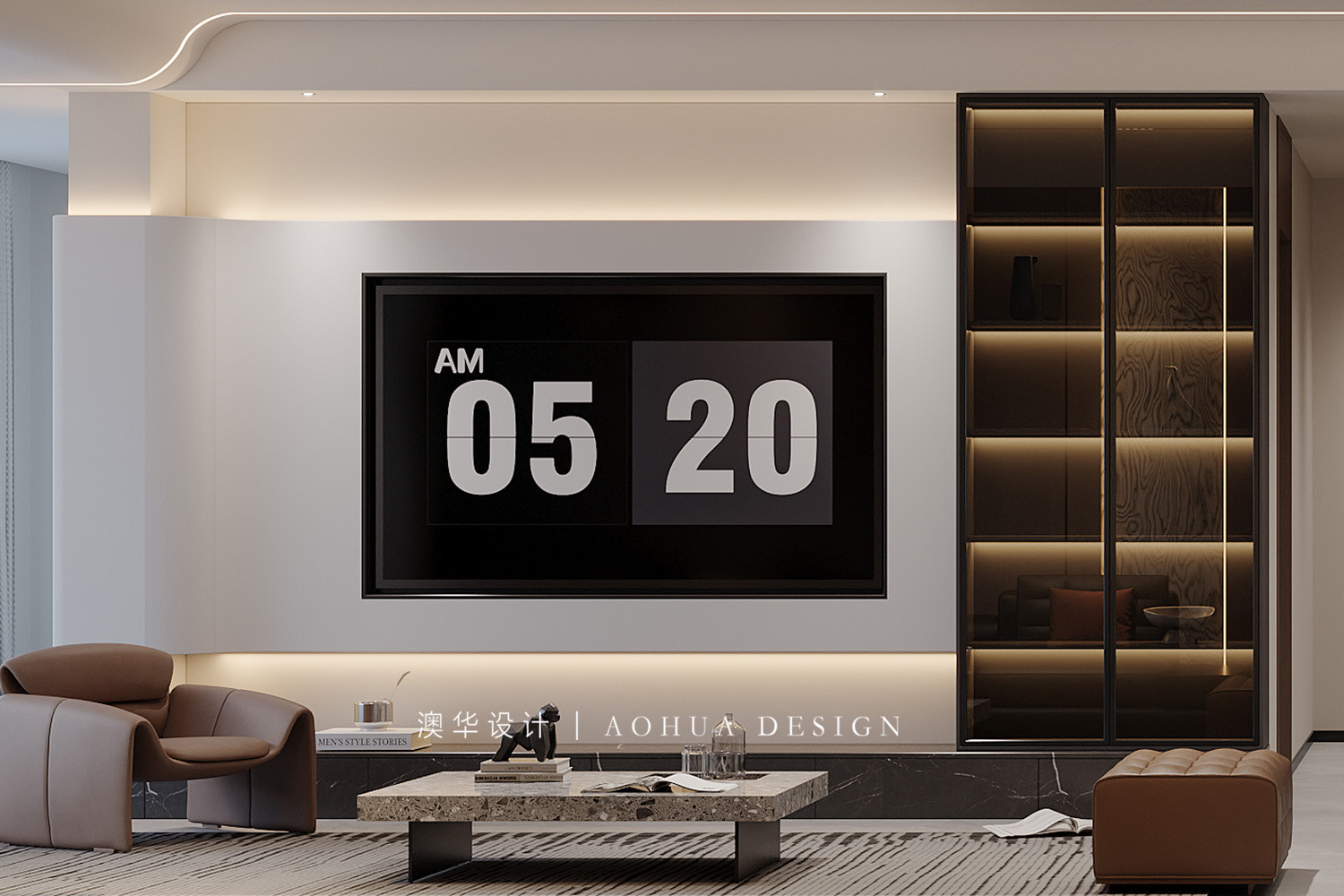 现代轻奢风格,大平层装修