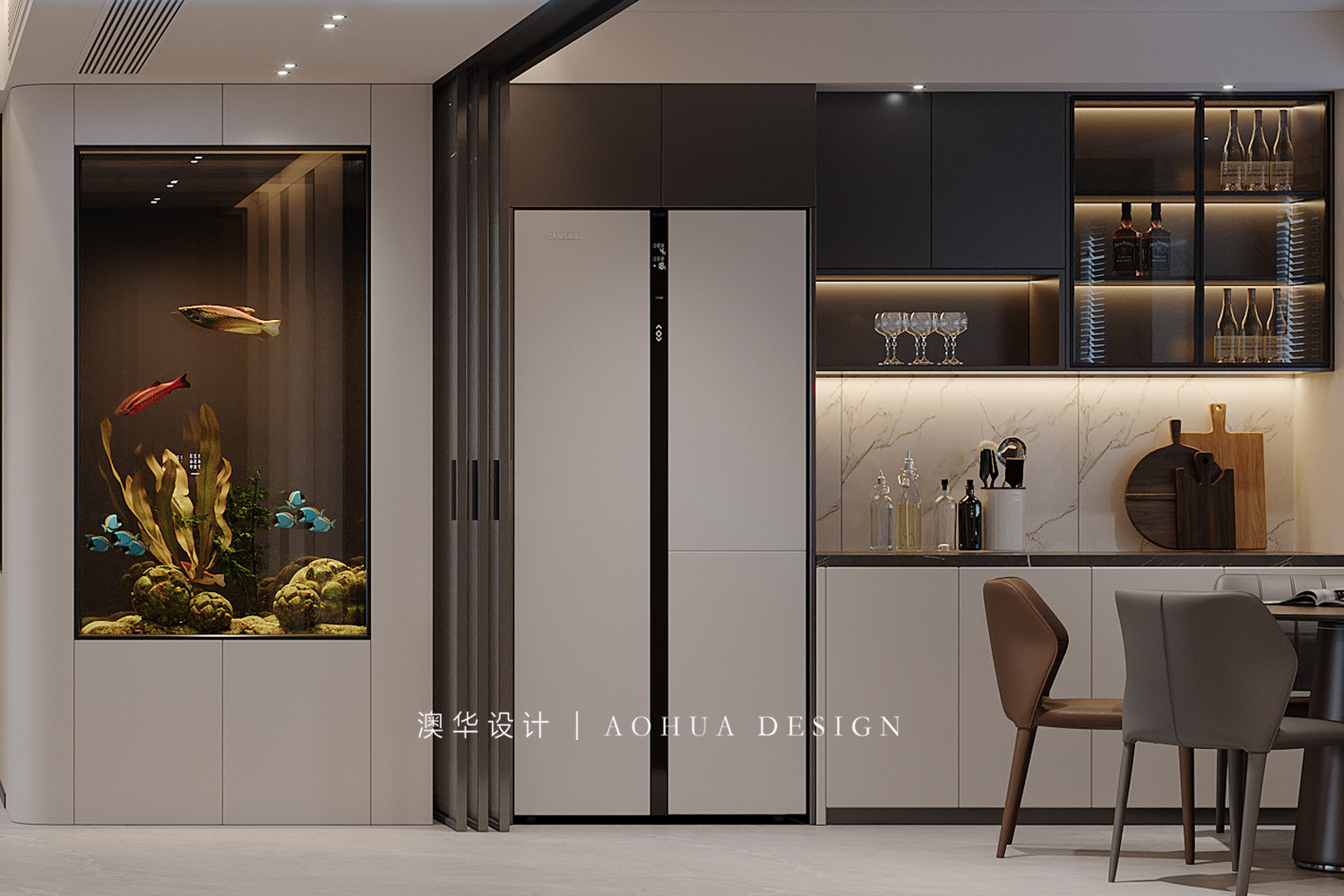 现代轻奢风格,大平层装修