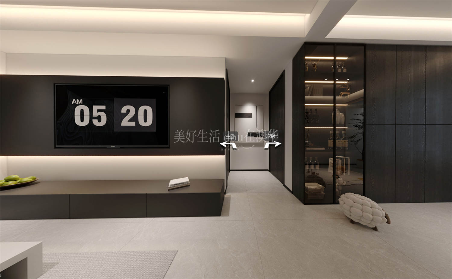 黑白极简风,新房装修