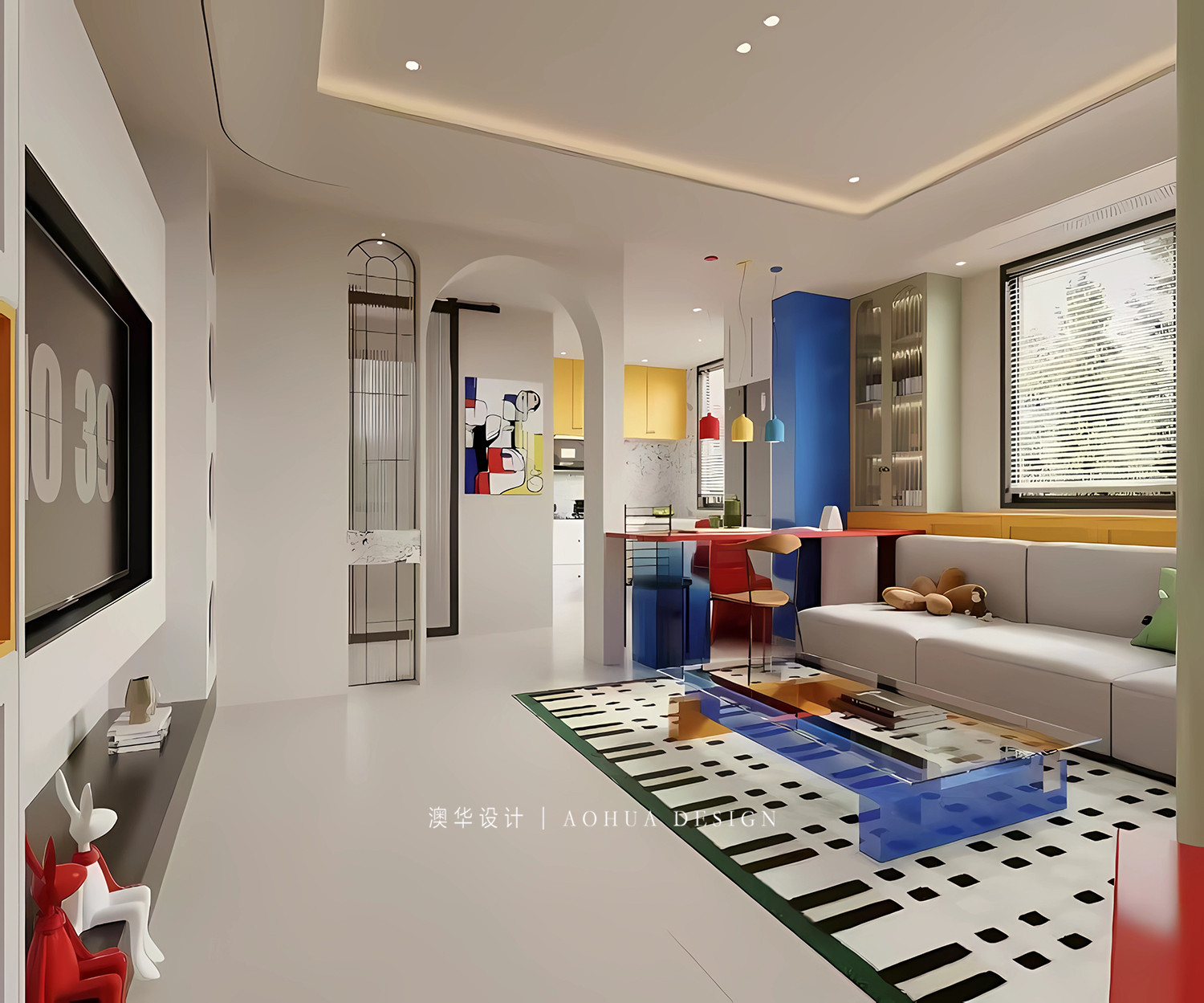 富豪花园装修,一居室装修