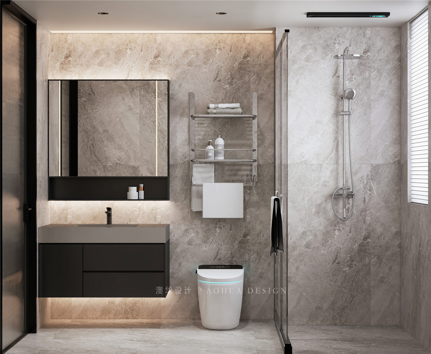 武汉润府装修,意式轻奢风格