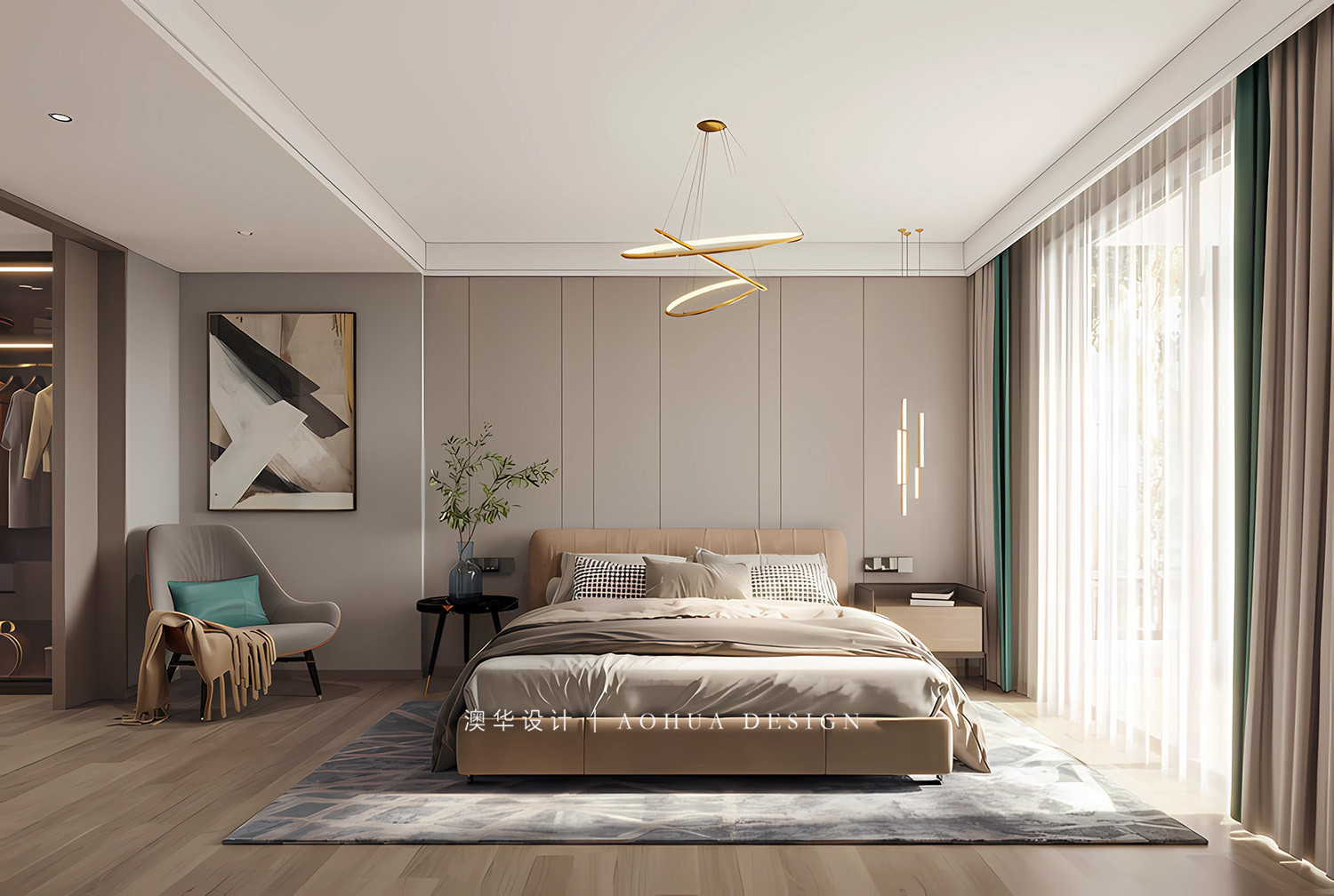 武汉别墅设计,轻奢风装修