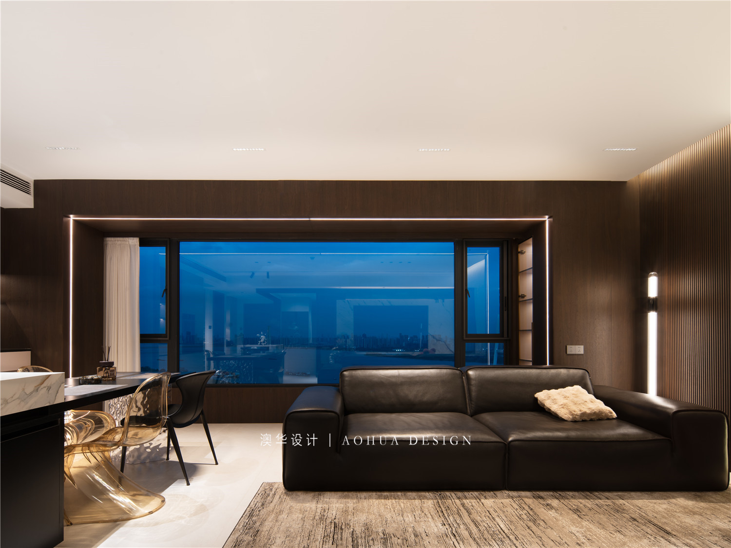 意式极简风格,大平层装修