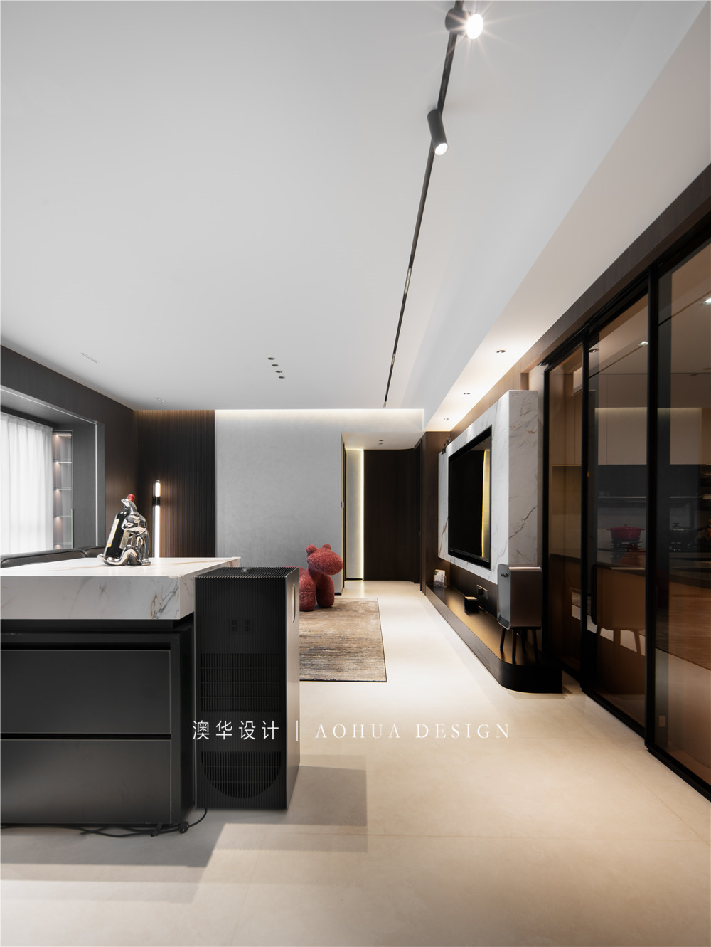 金地兰亭长江序装修,意式轻奢风格