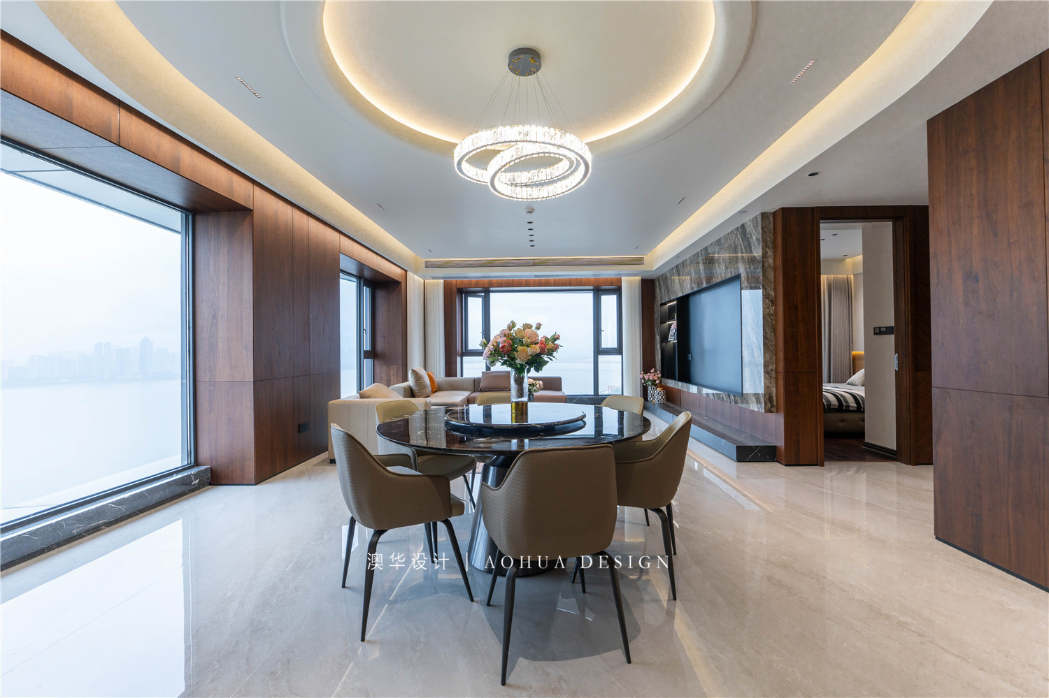 世茂天胤装修,意式极简风格