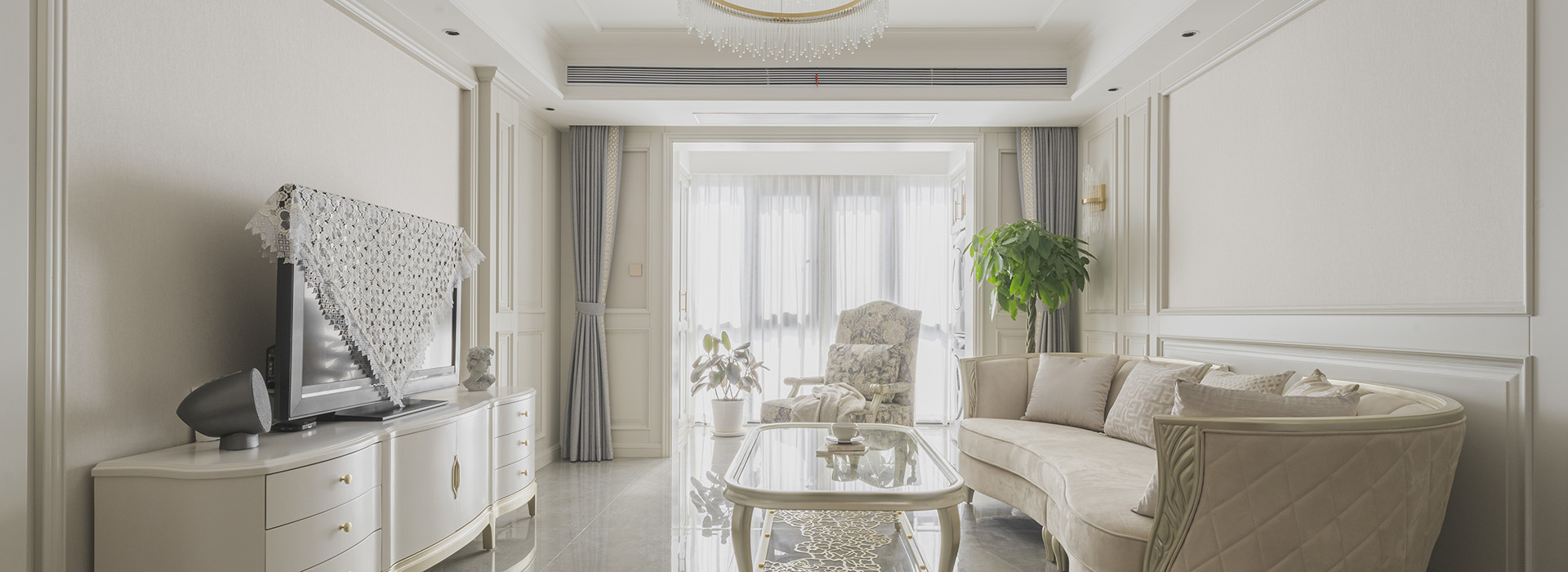 大洲星城装修,美式轻奢风格