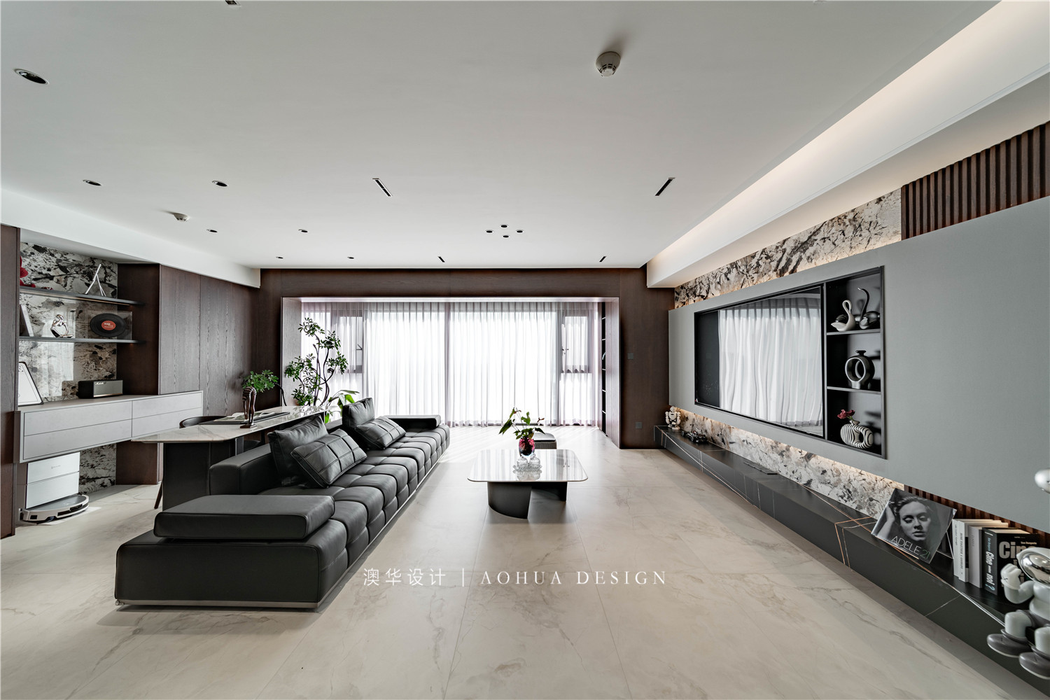 华侨城欢乐天际装修,意式轻奢风格