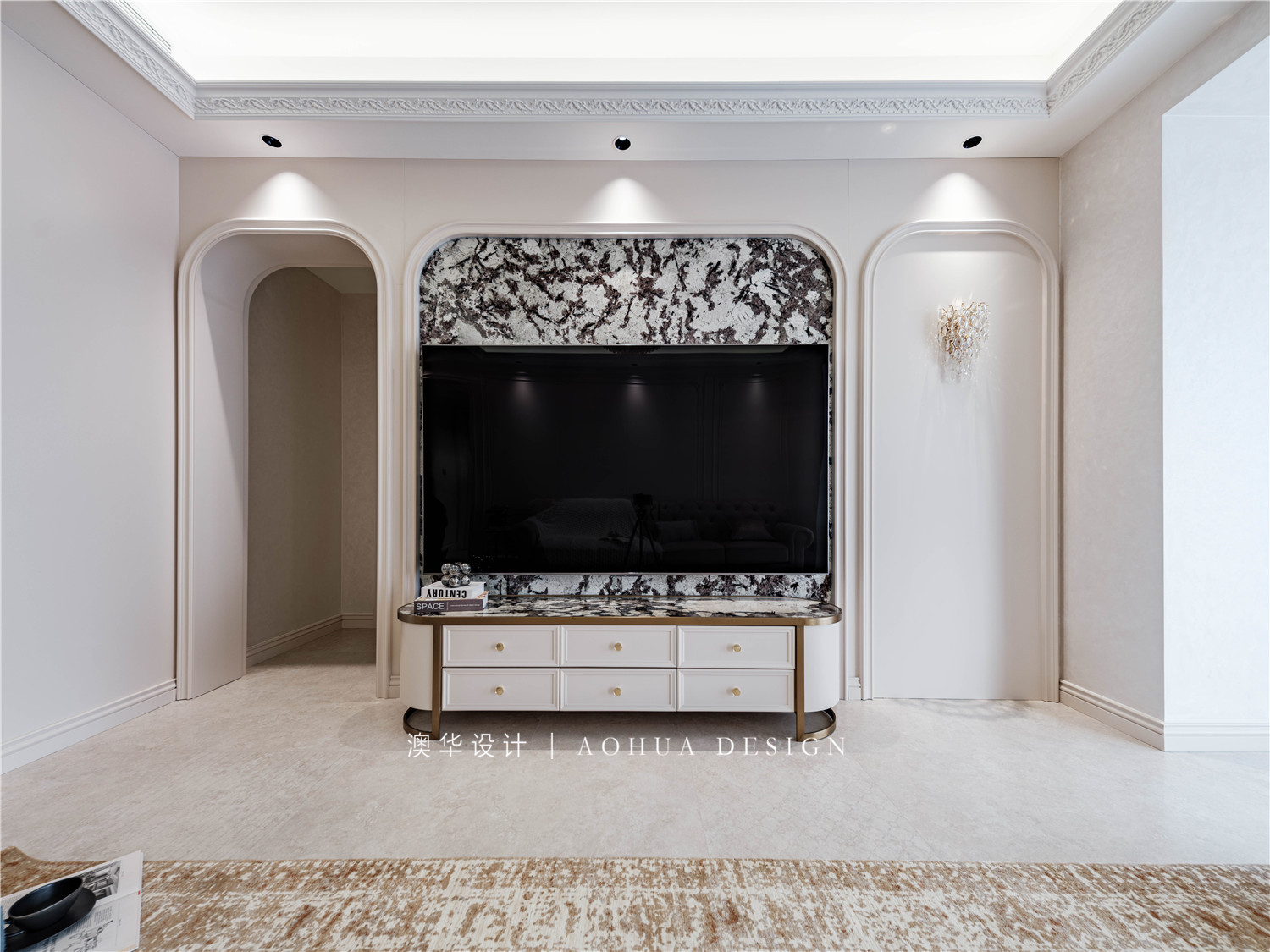 现代法式风格,大平层装修