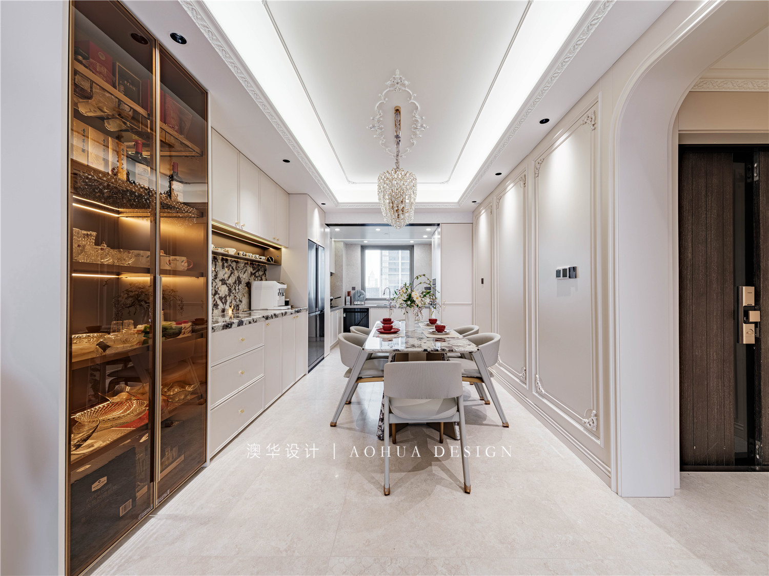 现代法式风格,大平层装修