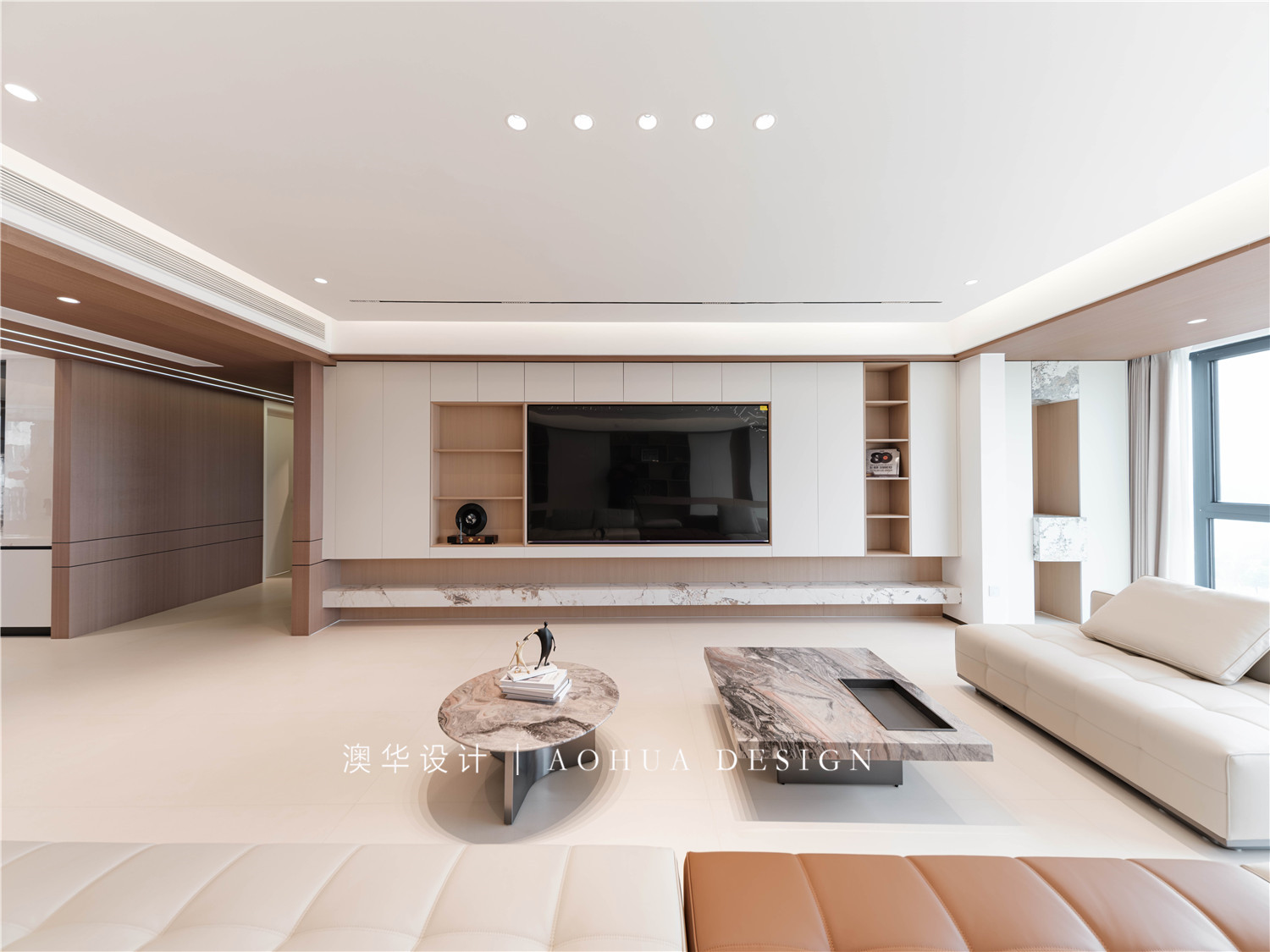 大平层设计,轻奢风装修设计