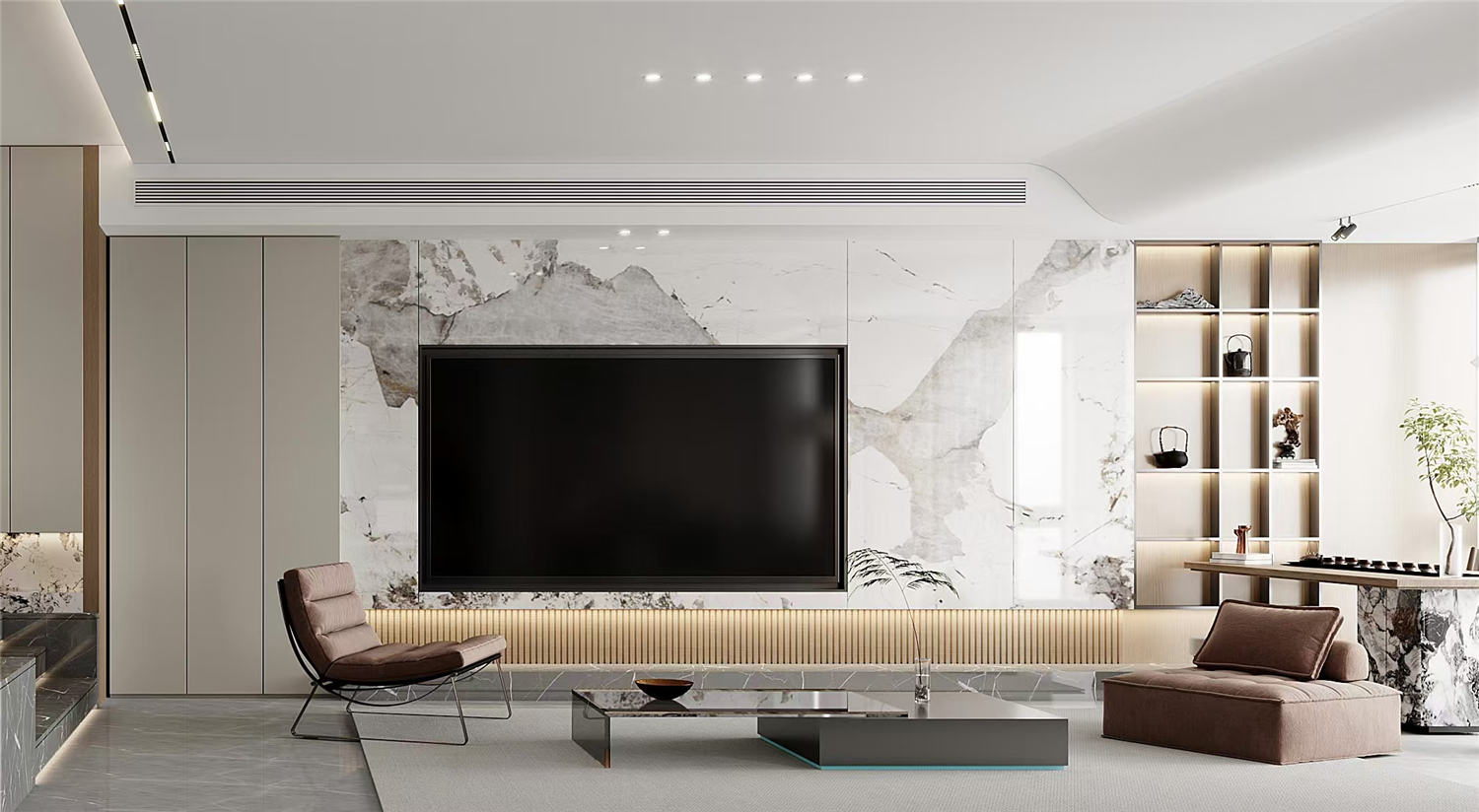 滨江苑装修,意式极简风格