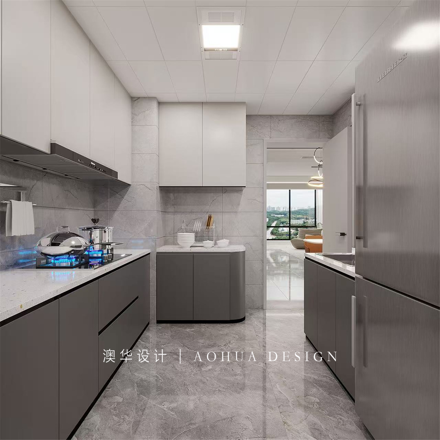 御江苑装修,奶油风格装修