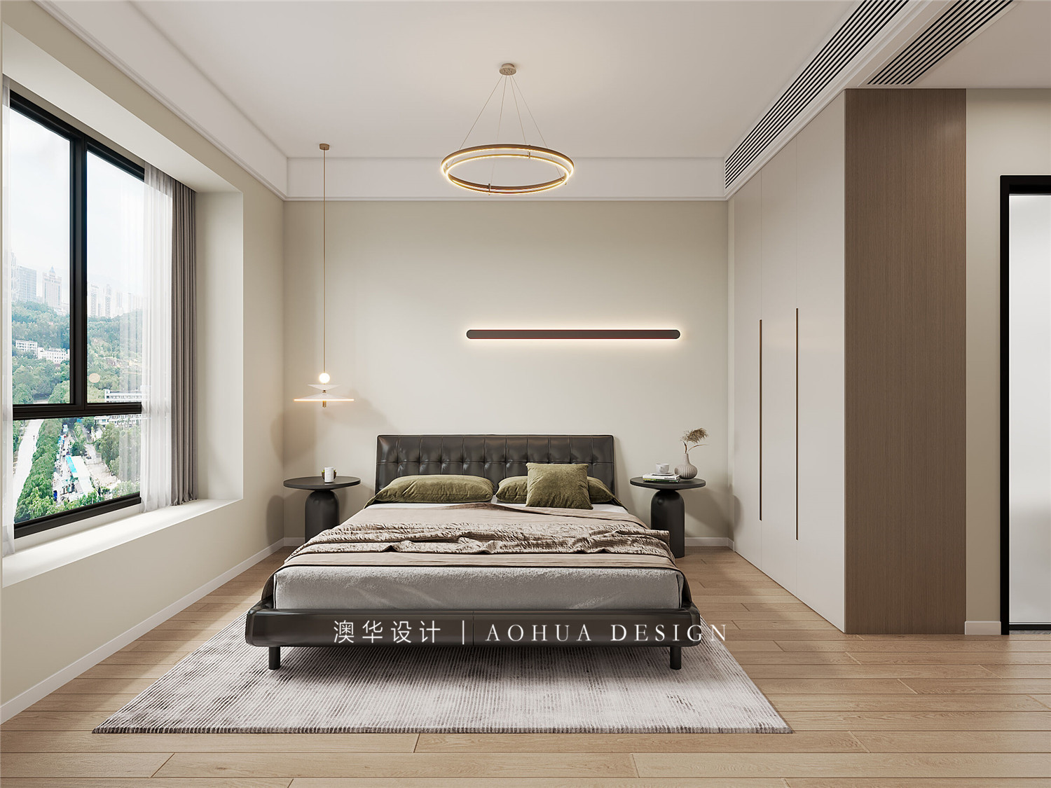 御江苑装修,奶油风格装修