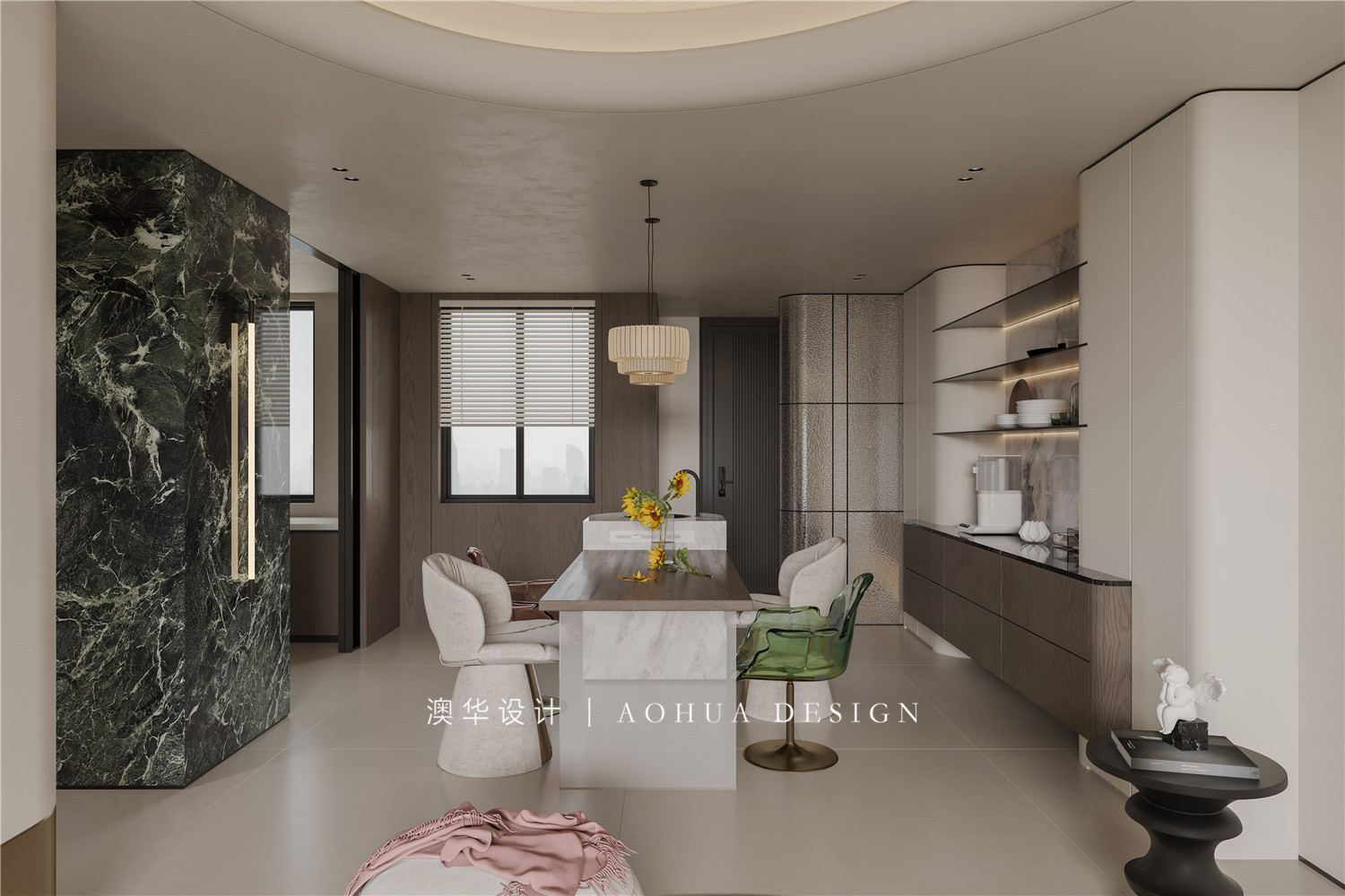 轻奢风装修设计,四居室装修