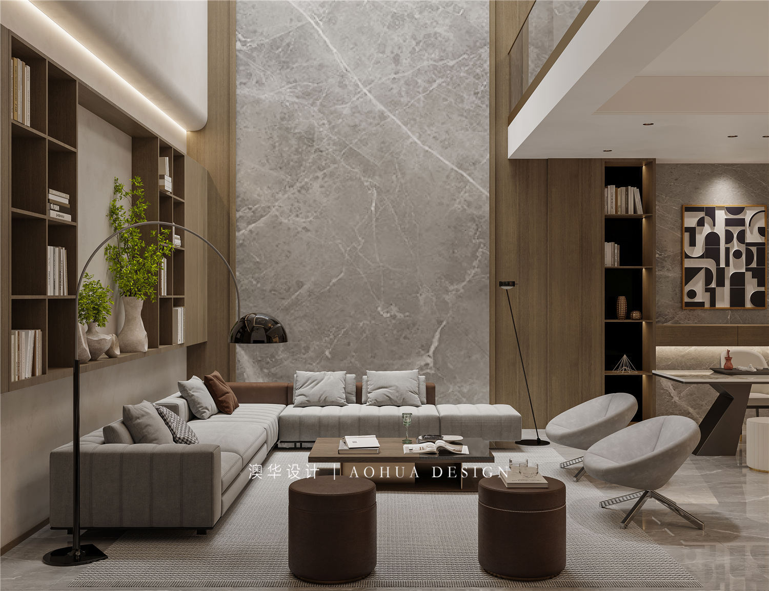 现代风格装修,武汉别墅装修