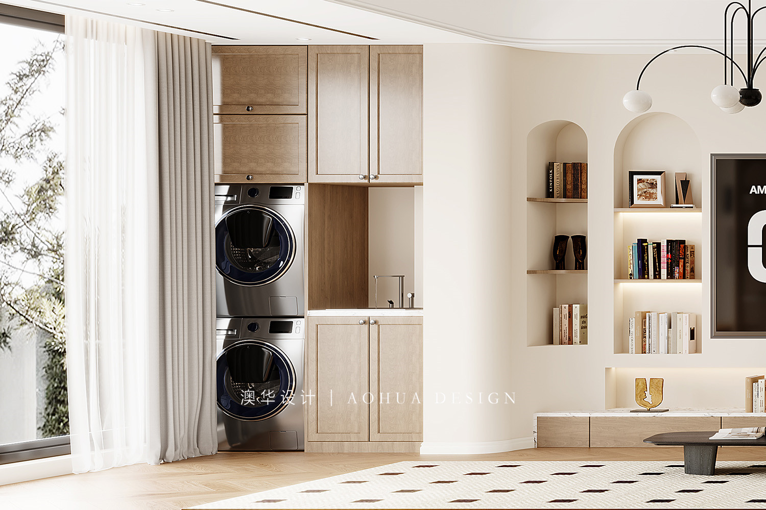 华侨城装修,法式中古风格