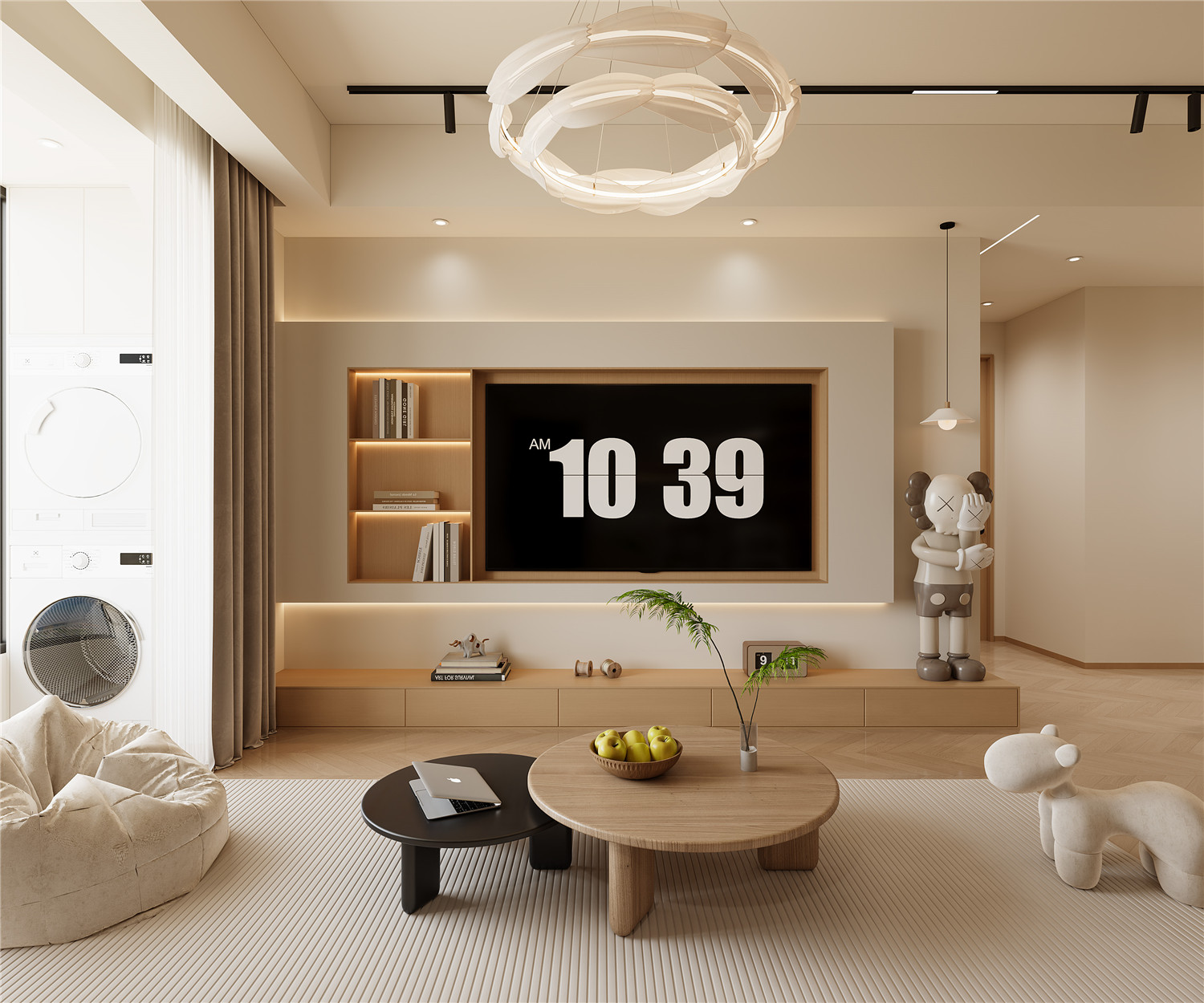 湾郡装修,现代原木风格装修