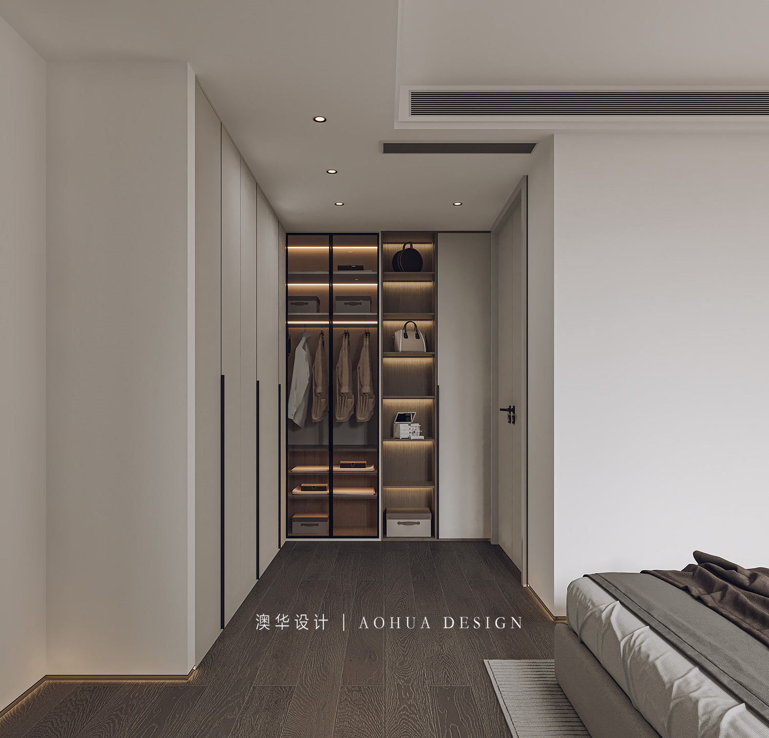 华侨城欢乐天际装修,现代轻奢风格