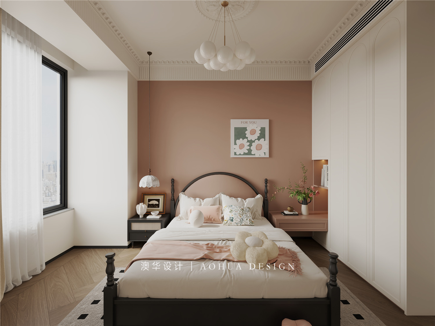 法式中古风格,去客厅化设计