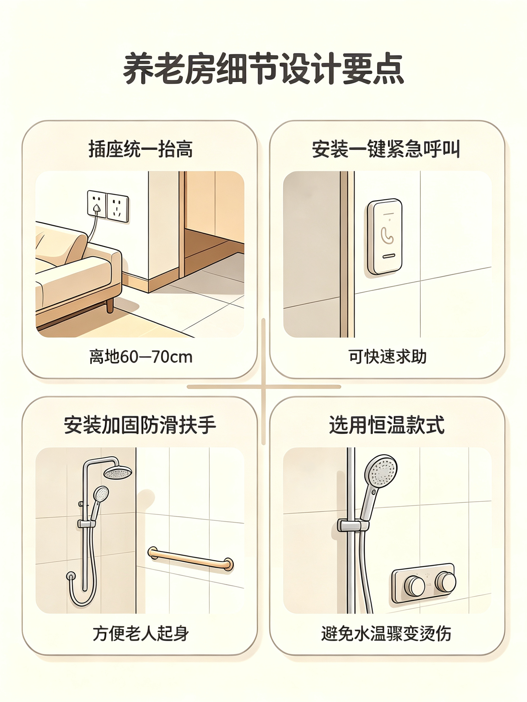 养老房装修,适老化设计 养老房装修,适老化设计